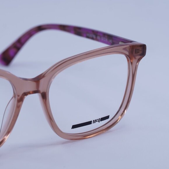 McQ by Alexander McQueen MQ0276O 003 Eyeglasses Pink 52mm Square Frame - Picture 2 of 10